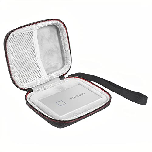 ZORBES Storage Bag for Samsung T7/T7 Touch Portable SSD, Shockproof Travel Organizer Storage Case with Handstrap for Samsung T7/ T7 Touch 500GB 1TB 2TB USB 3.2 External Solid State Drives (Only Bag) ZORBES Storage Bag for Samsung T7/T7 Touch Portable SSD, Shockproof Travel Organizer Storage Case with Handstrap for Samsung T7/ T7 Touch 500GB 1TB 2TB USB 3.2 External Solid State Drives (Only Bag)